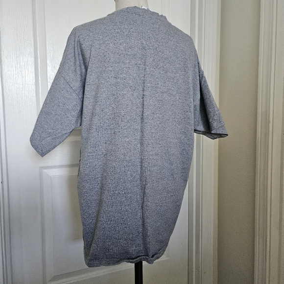 Nike Gray Short Sleeve Tee Classic Crew Neck M - Picture 4 of 6